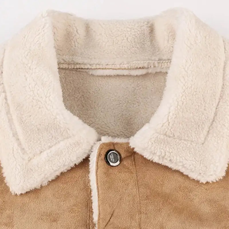 BLOUSON MILITAIRE VINTAGE EFFET CUIR Image