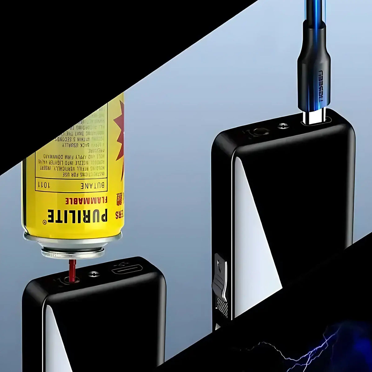 Briquet tempete