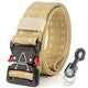 CEINTURE KAKI AVEC PORTE CLÉS