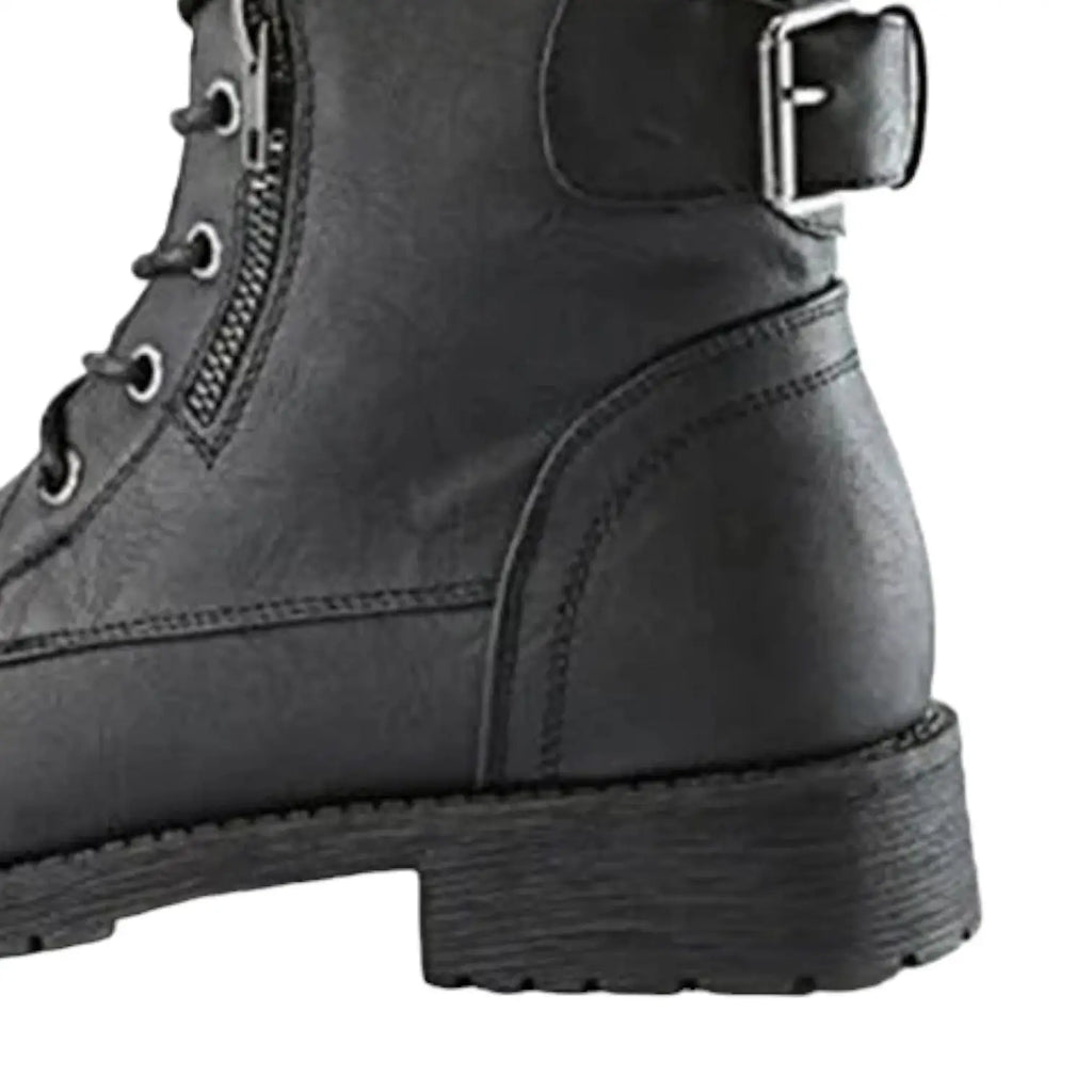 Chaussures style rangers femme