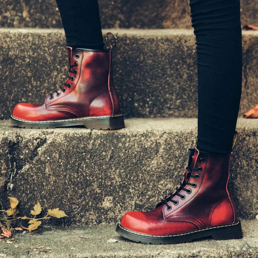 Chaussures style rangers femme