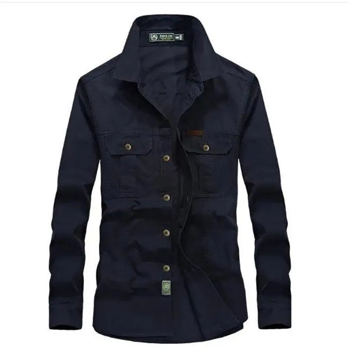 Chemise homme style militaire