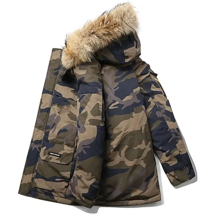 Doudoune militaire camouflage
