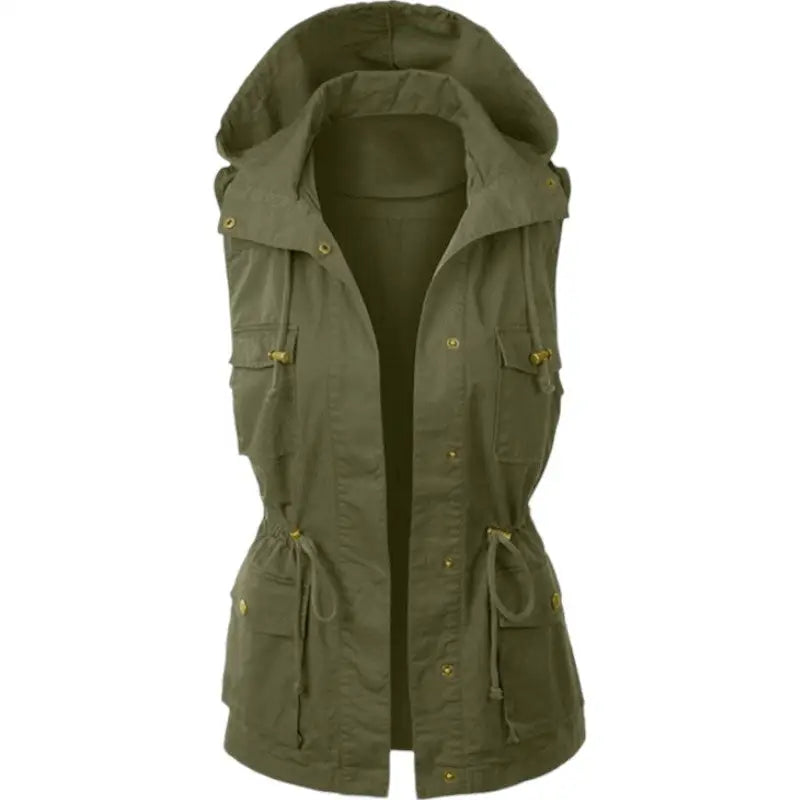Femme veste militaire Image