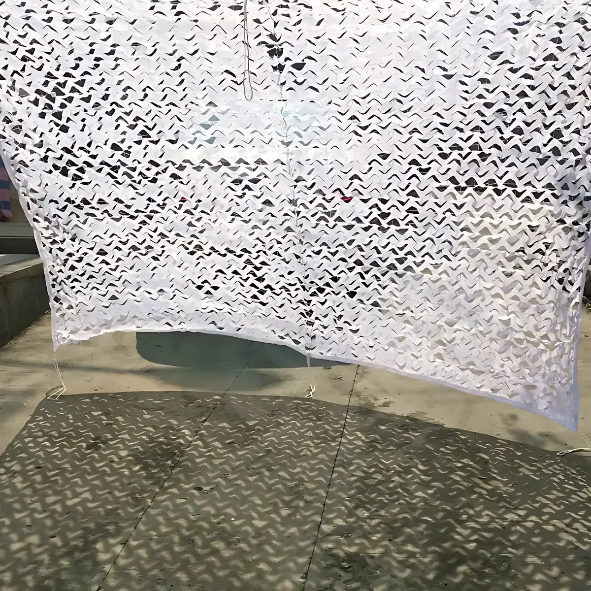 Filet camouflage blanc