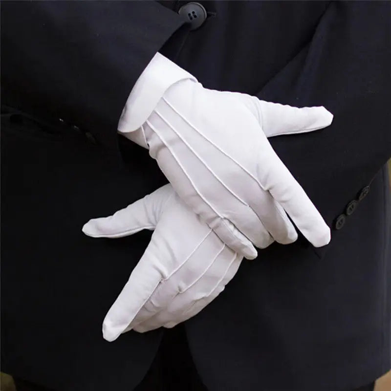 Gant blanc ceremonie militaire