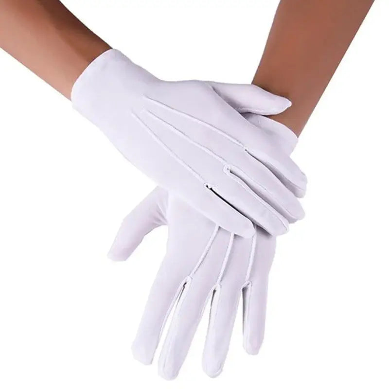 Gant blanc militaire