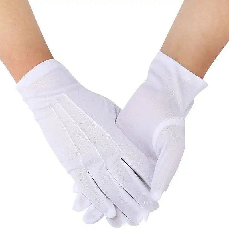 Gant blanc militaire