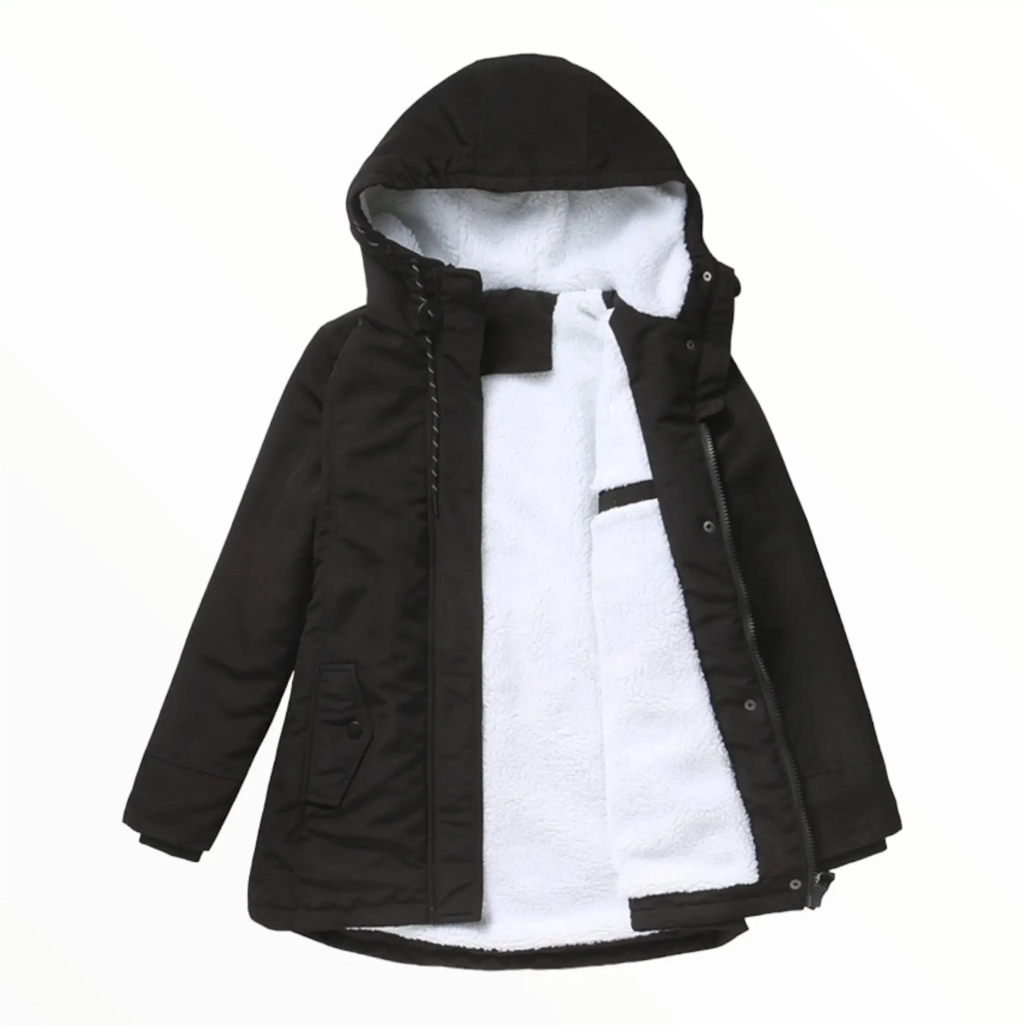 Parka femme militaire avec fourrure Image