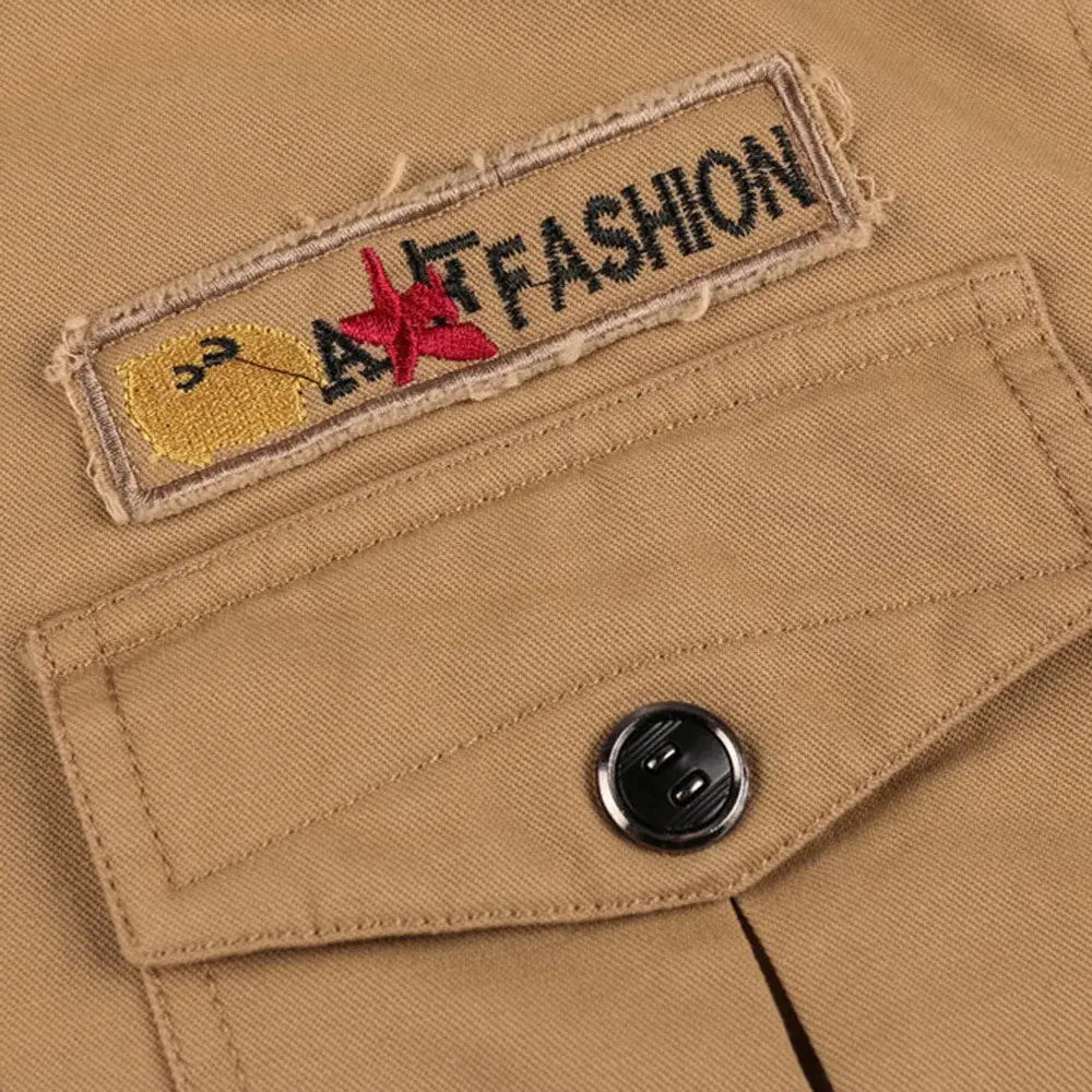 parka militaire poches multiples