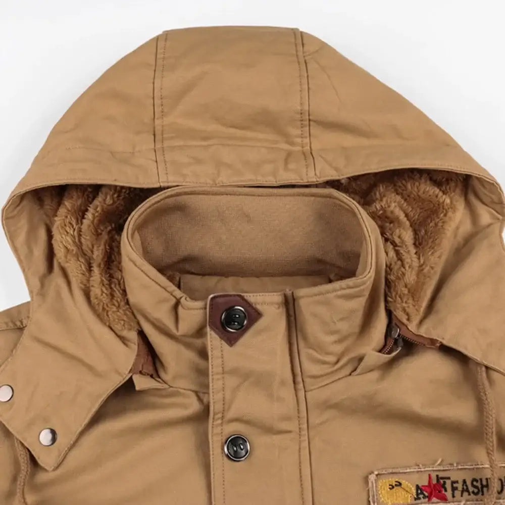 parka militaire poches multiples