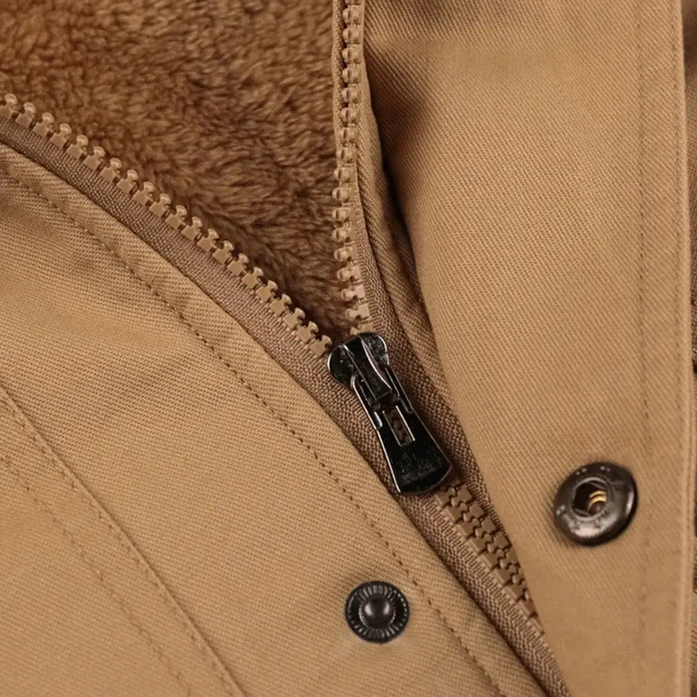 parka militaire poches multiples