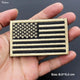 DRAPEAU US BEIGE ET NOIR