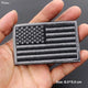DRAPEAU US GRIS ET NOIR