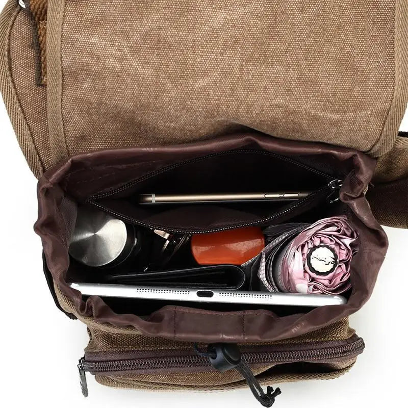 SAC A EPAULE VINTAGE DE TYPE MILITAIRE