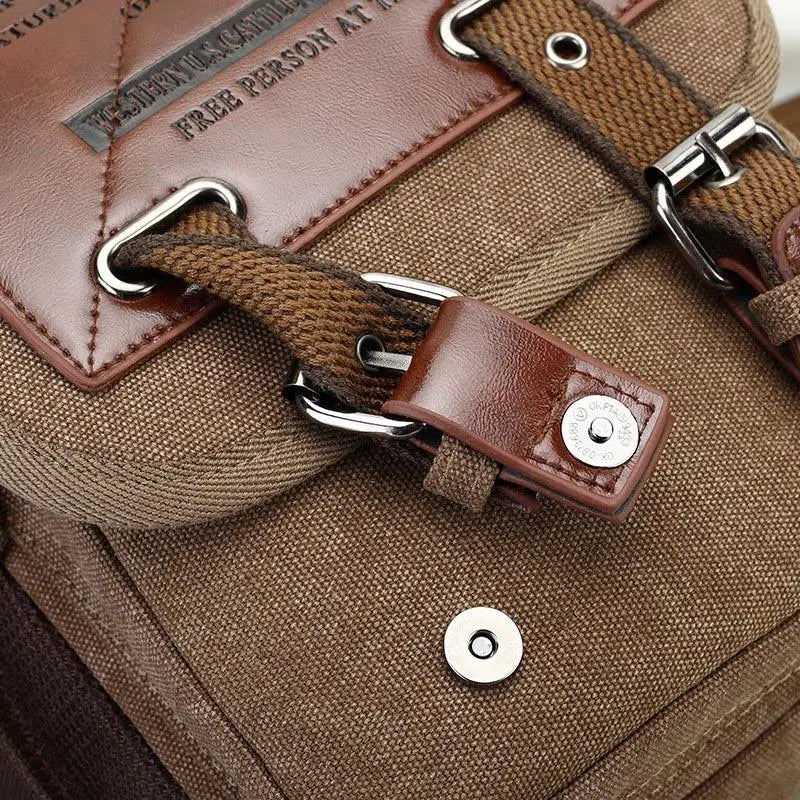 SAC A EPAULE VINTAGE DE TYPE MILITAIRE