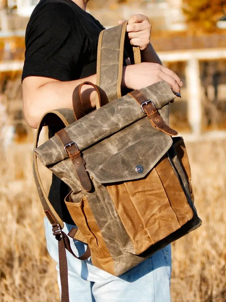 Sac a dos militaire vintage
