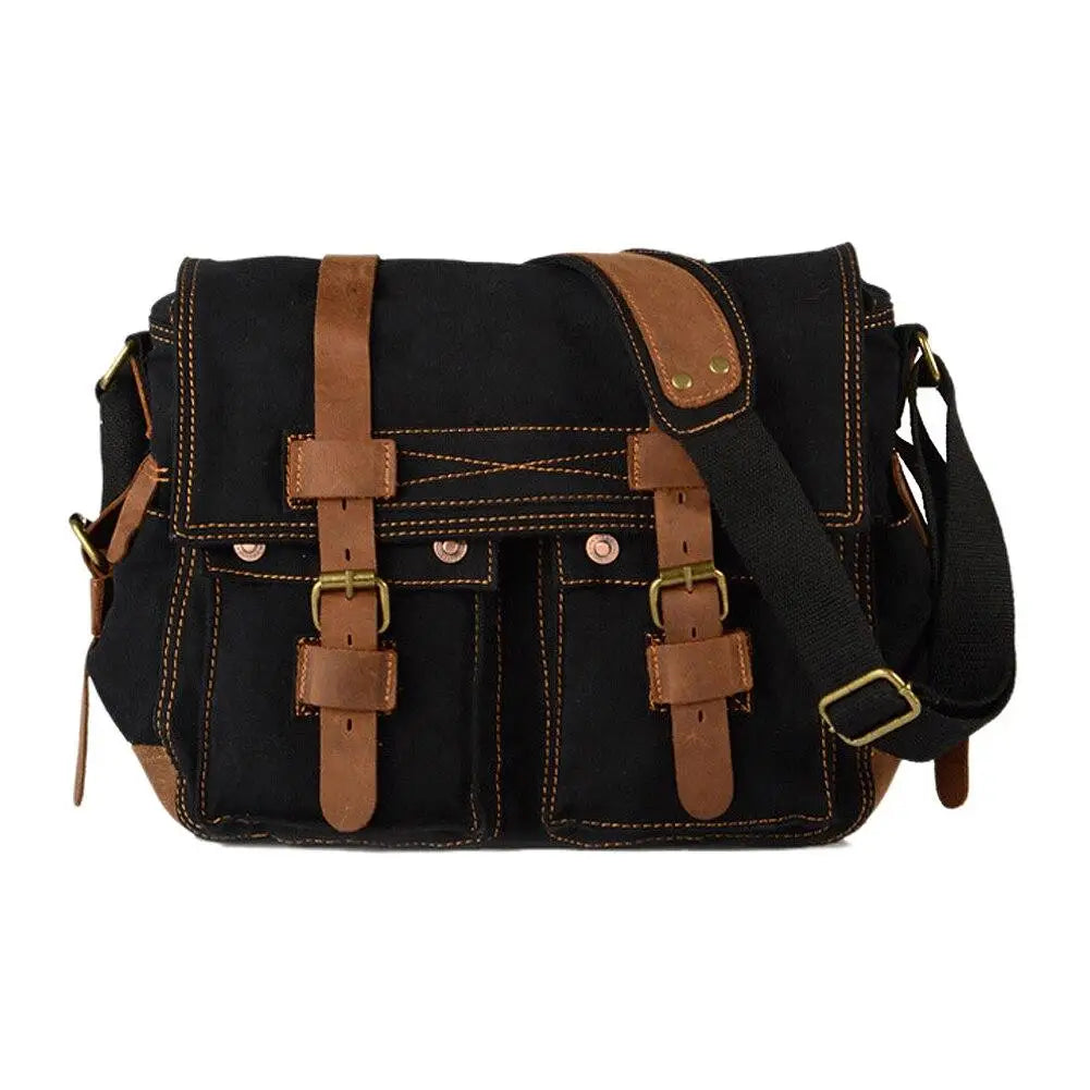 SAC MILITAIRE VINTAGE EN TOILE