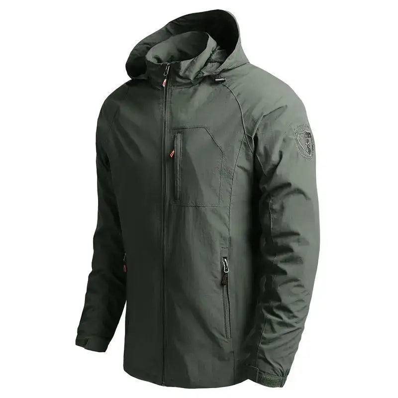 Veste imperméable militaire Image