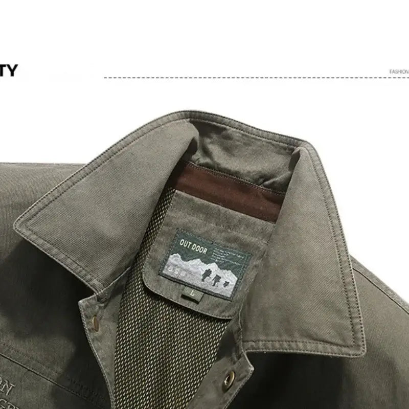 Veste kaki homme militaire Image