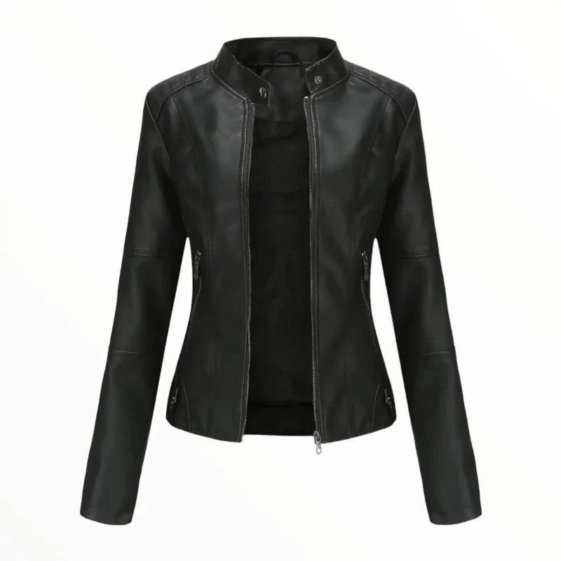 Veste légère noire militaire femme