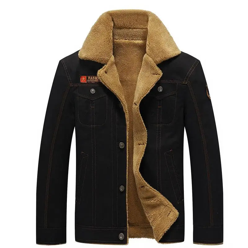 VESTE MILITAIRE AVEC DOUBLURE EN FOURRURE