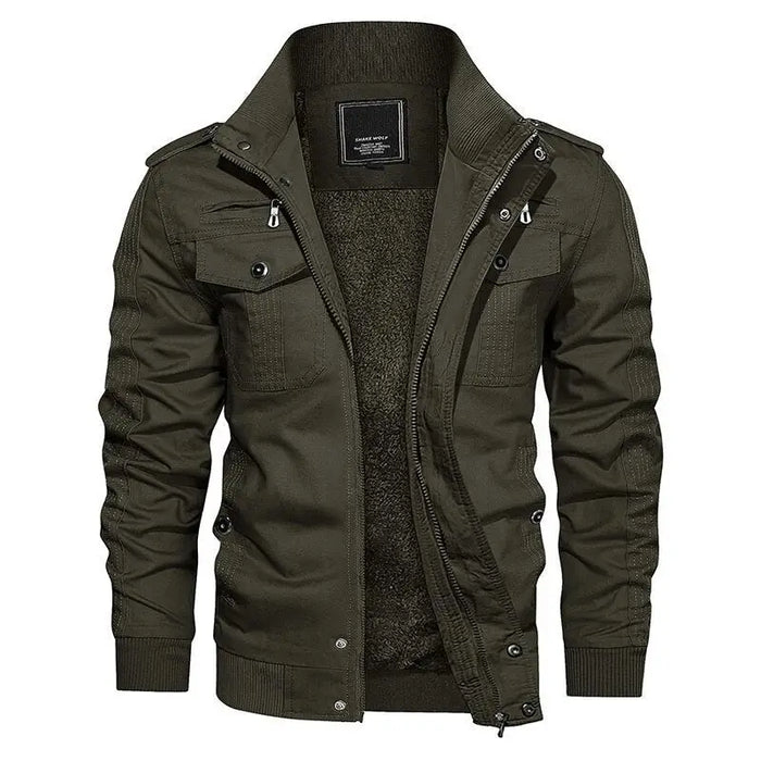 Veste militaire longue homme