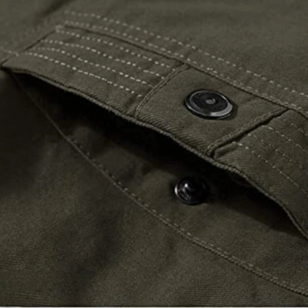 Veste militaire longue homme